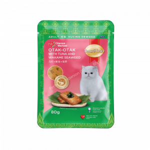SmartHeart Cat Pouch - Otak-otak with Tuna with Wakame Seaweed (80g)