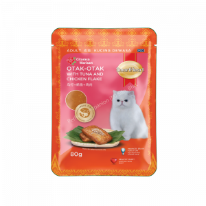 SmartHeart Cat Pouch - Otak-otak with Tuna and Chicken Flake (80g)