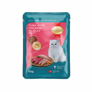 SmartHeart Cat Pouch - Tuna With Chicken In Jelly (85g)