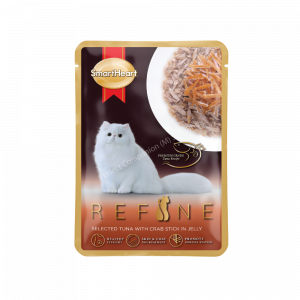 REFINE Premium Cat Pouch - Selected Tuna With Crab Stick In Jelly (70g)