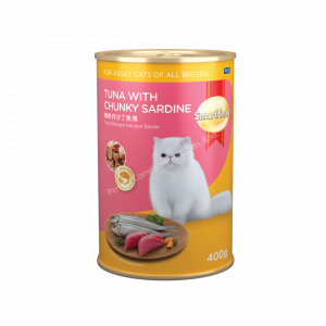 SmartHeart Cat Canned - Tuna with Chunky Sardine (400g)