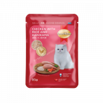 SmartHeart Cat Pouch - Chicken With Rice And Kanikama (85g)