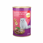 SmartHeart Cat Canned - Seafood Platter in Prawn Jelly (400g)