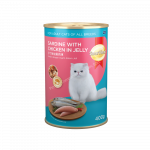 SmartHeart Cat Canned - Sardine with Chicken in Jelly (400g)